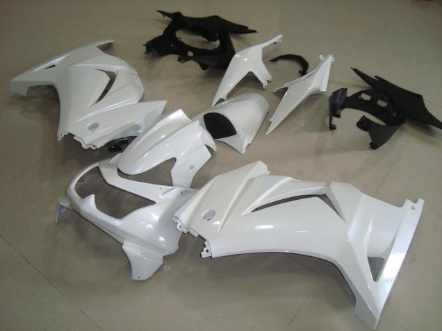 Billigste Kawasaki ZX250R Motorrad Verkleidung 2008-2012 - Perl Weiss