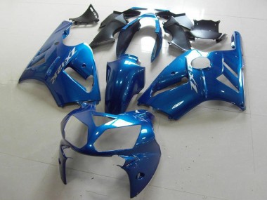Billigste Kawasaki ZX12R Motorrad Verkleidung 2002-2006 - Blau OEM Stil