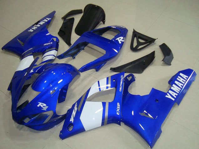 Billigste Yamaha YZF R1 Motorrad Verkleidung 2000-2001 - Blau Weiss