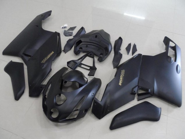 Billigste Ducati 999 Motorrad Verkleidung 2003-2004 - Matt Schwarz