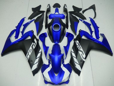 Billigste Yamaha YZF R3 Motorrad Verkleidung 2015-2018 - Blau Matt Schwarz