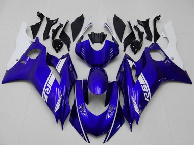 Billigste Yamaha YZF R6 Motorrad Verkleidung 2017-2023 - Weiss Blau