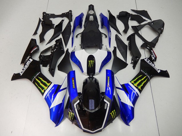 Billigste Yamaha YZF R1 Motorrad Verkleidung 2015-2019 - Blau Weiss Glanzendes Schwarz Grun Monster