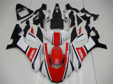 Billigste Yamaha YZF R1 Motorrad Verkleidung 2015-2019 - Weiss Rot Schwarz