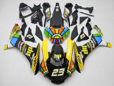 Billigste Yamaha YZF R1 Motorrad Verkleidung 2015-2019 - Gelb Rot Blau Grun HP Farbrad 23