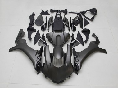 Billigste Yamaha YZF R1 Motorrad Verkleidung 2015-2019 - Matt Schwarz Glanzendes Schwarz