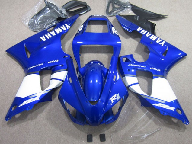 Billigste Yamaha YZF R1 Motorrad Verkleidung 2002-2003 - Blau Weiss