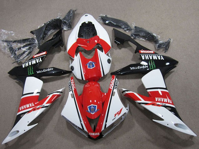 Billigste Yamaha YZF R1 Motorrad Verkleidung 2004-2006 - Weiss Rot Schwarz Grun Motul Monster