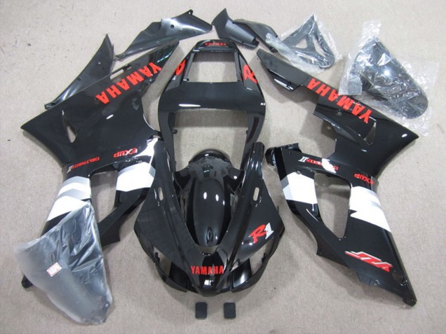 Billigste Yamaha YZF R1 Motorrad Verkleidung 2009-2011 - Glanzendes Schwarz Weiss Rot