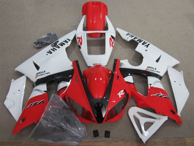 Billigste Yamaha YZF R1 Motorrad Verkleidung 2009-2011 - Weiss Rot Schwarz