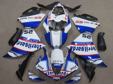 Billigste Yamaha YZF R1 Motorrad Verkleidung 2012-2014 - Weiss Blau Rot Schwarz Fimer Sterilgarda