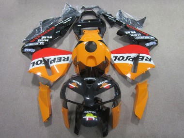 Billigste Honda CBR600RR Abs Verkleidungen 2005-2006 - Orange Weiss Rot Glanzendes Schwarz Repsol