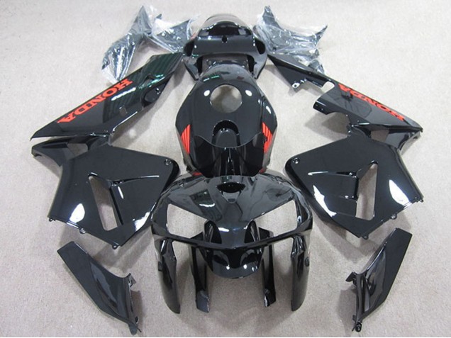 Billigste Honda CBR600RR Motorrad Verkleidung 2005-2006 - Schwarz mit Rot
