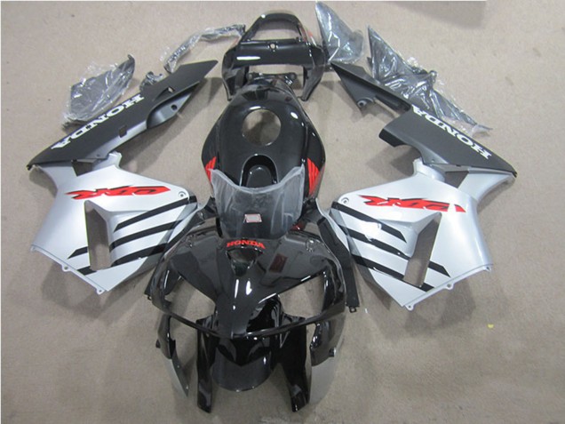 Billigste Honda CBR600RR Motorrad Verkleidung 2005-2006 - Glanzendes Schwarz Silber Rot