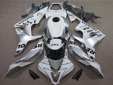 Billigste Honda CBR600RR Motorrad Verkleidung 2007-2008 - Weiss Silber Schwarz Repsol