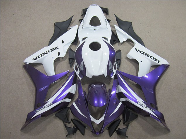 Billigste Honda CBR600RR Motorrad Verkleidung 2007-2008 - Weiss Lila