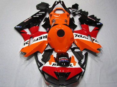 Billigste Honda CBR600RR Motorrad Verkleidungen Kit 2013-2023 - Orange Weiss Rot Glanzendes Schwarz Repsol