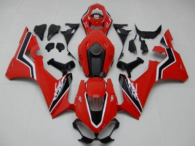 Billigste Honda CBR1000RR Motorrad Verkleidung 2017-2023 - Rot Schwarz Weiss