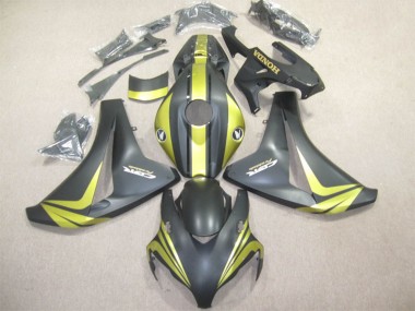 Billigste Honda CBR1000RR Motorrad Verkleidung 2008-2011 - Gelb Matt Schwarz