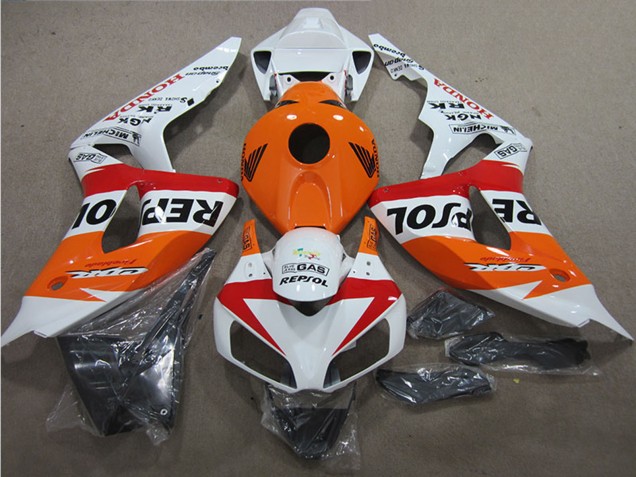 Billigste Honda CBR1000RR Motorrad Verkleidung 2006-2007 - Weiss Orange Rot Schwarz Repsol