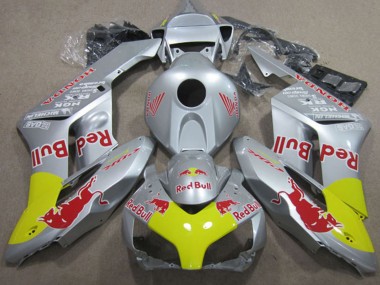 Billigste Honda CBR1000RR Motorrad Verkleidung 2004-2005 - Silber Gelb Red Bull