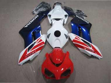 Billigste Honda CBR1000RR Motorrad Verkleidung Kit 2004-2005 - Weiss Rot Blau
