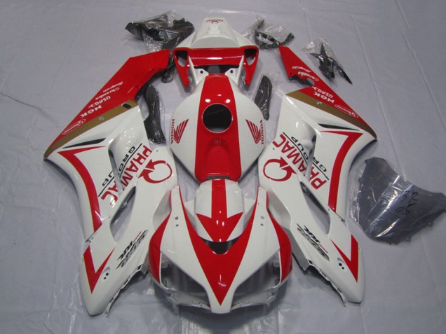 Billigste Honda CBR1000RR Motorrad Verkleidung 2004-2005 - Weiss Rot Pramac