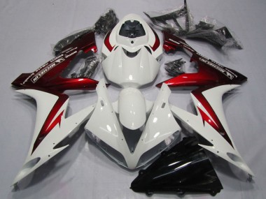 Billigste Honda CBR1000RR Motorrad Verkleidung 2004-2005 - Weiss Rot