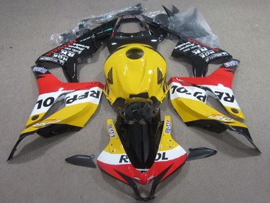 Billigste Honda CBR1000RR Motorrad Verkleidung 2004-2005 - Gelb Weiss Rot Glanzendes Schwarz Repsol