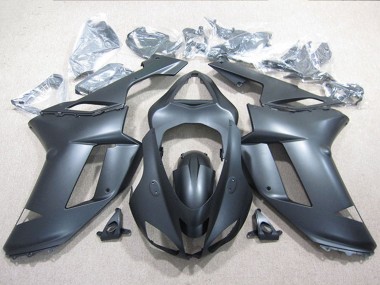 Billigste Kawasaki ZX6R Motorrad Verkleidung 2007-2008 - Schwarz