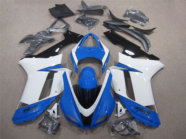 Billigste Kawasaki ZX6R Motorrad Verkleidung Kit 2007-2008 - Schwarz