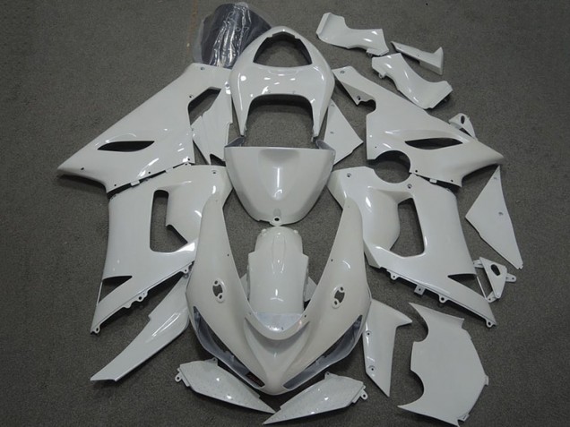 Billigste Kawasaki ZX6R Motorrad Verkleidung 2005-2006 - Unbemalt