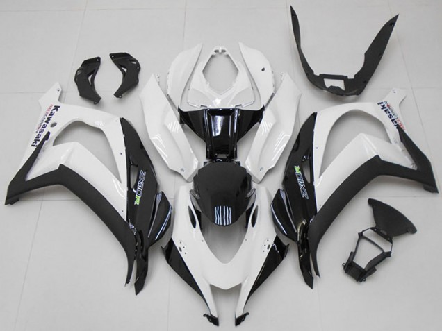 Billigste Kawasaki ZX10R Motorrad Verkleidung 2016-2020 - Weiss Schwarz Grun