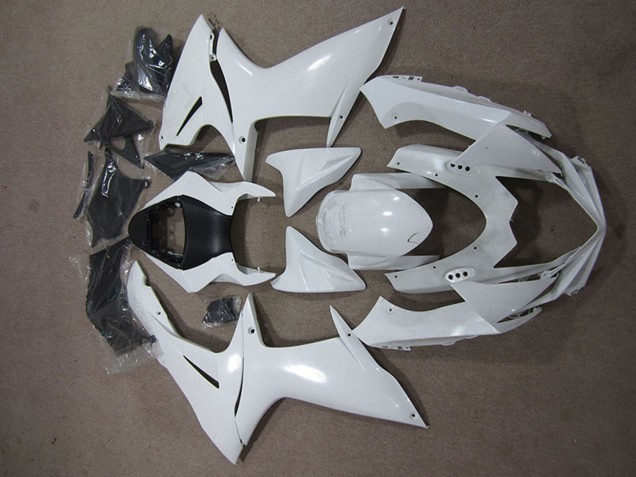 Billigste Suzuki GSXR 600 Motorrad Verkleidung 2011-2024 - Weiss