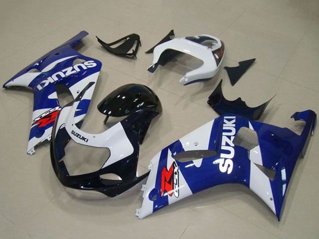 Billigste Suzuki GSXR 750 Motorrad Verkleidung 2001-2003 - Blau Weiss