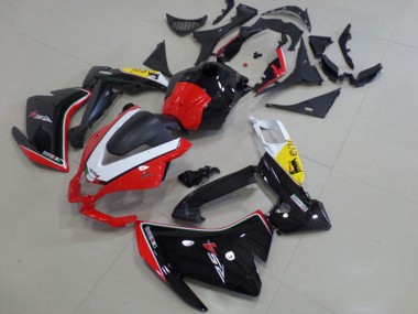 Billigste Aprilia RS4 50 125 Motorrad Verkleidung 2012-2018 - Weiss Rot Gelb Glanzendes Schwarz