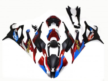Billigste BMW S1000RR Motorrad Verkleidung 2019-2022 - Schwarz Blau Rot Gold