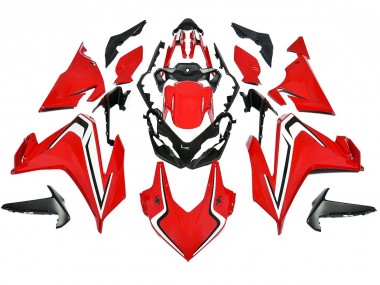 Billigste Honda CBR500R Motorrad Verkleidung 2022-2023 - Rot Weiss Schwarz