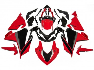 Billigste Honda CBR500R Motorrad Verkleidung 2022-2023 - Rot Grau Schwarz