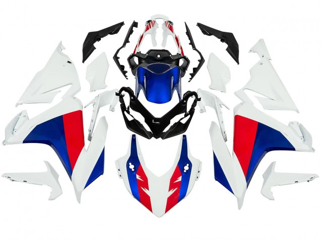 Billigste Honda CBR500R Motorrad Verkleidung 2022-2023 - Weiss Rot Blau