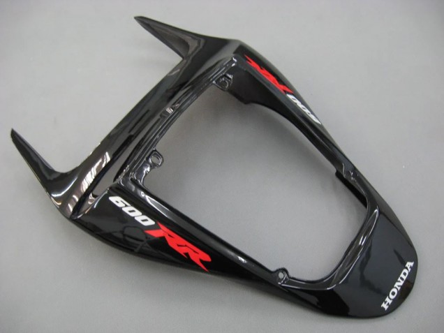 Billigste Honda CBR600RR Motorrad Verkleidung 2007-2008 - Grau Glanzendes Schwarz mit Aufkleber