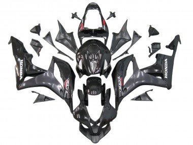 Billigste Honda CBR600RR Motorrad Verkleidung 2007-2008 - Grau Glanzendes Schwarz mit Aufkleber