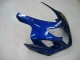 Billigste Suzuki GSXR 600/750 Motorrad Verkleidung 2004-2005 - Blau Grau Glanzendes Schwarz