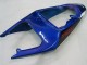 Billigste Suzuki GSXR 600/750 Motorrad Verkleidung 2004-2005 - Blau Grau Glanzendes Schwarz