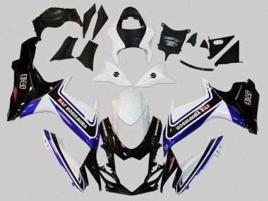 Billigste Suzuki GSXR 600/750 Motorrad Verkleidung 2011-2024 - Weiss Blau Schwarz Alstare