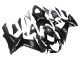 Billigste Suzuki GSXR 600/750 Motorrad Verkleidung 2011-2024 - Matt Schwarz Glanzendes Schwarz