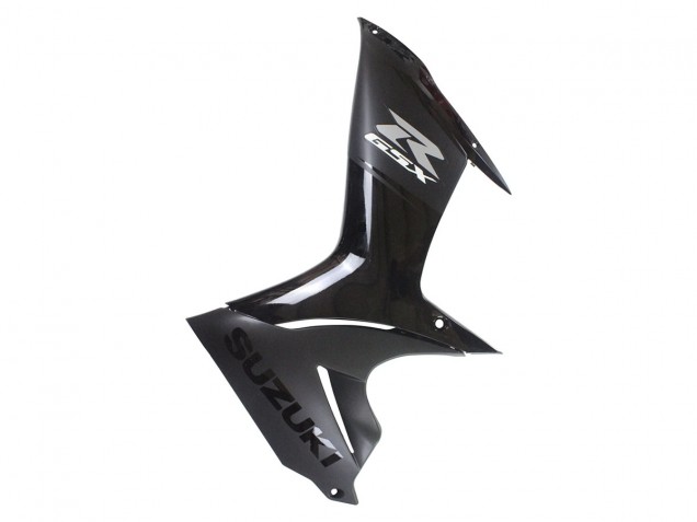 Billigste Suzuki GSXR 600/750 Motorrad Verkleidung 2011-2024 - Matt Schwarz Glanzendes Schwarz