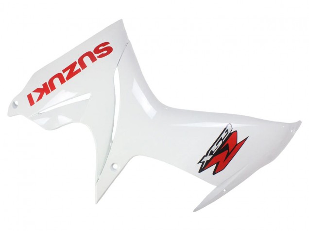 Billigste Suzuki GSXR 600/750 Motorrad Verkleidung 2011-2024 - Weiss Glanzendes Schwarz Rot Aufkleber