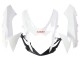Billigste Suzuki GSXR 600/750 Motorrad Verkleidung 2011-2024 - Weiss Glanzendes Schwarz Rot Aufkleber