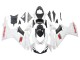 Billigste Suzuki GSXR 600/750 Motorrad Verkleidung 2011-2024 - Weiss Glanzendes Schwarz Rot Aufkleber